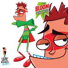 Mascota Bloom. Un progetto di Character design e Illustrazione tradizionale di Juanma García Escobar - 01.02.2014