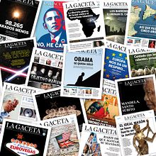 Resumen Portadas La Gaceta I. Un proyecto de Dirección de arte, Diseño, Diseño editorial, Diseño gráfico e Ilustración tradicional de Ignacio Cascajero - 02.02.2014