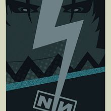 Póster NIN. Graphic Design, and Traditional illustration project by Lucía Tamayo - 02.03.2014