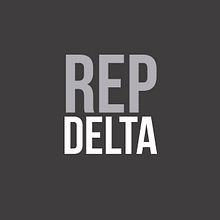 Repdelta logo + tarjetas. Un proyecto de Br, ing e Identidad, Dirección de arte y Diseño de Joana Millán Marcoval - 11.06.2013