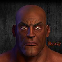 Fighter (Maya & ZBrush). Un proyecto de 3D, Animación y Diseño de personajes de Fran Martínez Carrillo - 05.02.2014