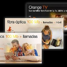 Fibra Óptica de Orange. Projekt z dziedziny Web design użytkownika Cristina Rodríguez Gallego - 05.02.2014