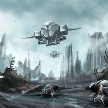 Nuevo proyecto. Un progetto di Illustrazione tradizionale, Paesaggismo e Pittura di Juan Heber Castillo Orduña - 06.02.2014