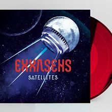 EXXASENS Satellites (LP, cd, poster & web). Graphic Design, Web Design, and Traditional illustration project by DOSS, grafica creativa - 09.30.2013