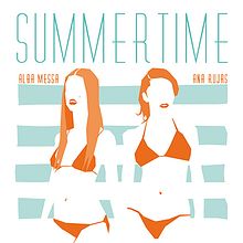 Diseño imagen y portada - Summertime. Art Direction, Graphic Design, and Traditional illustration project by Buba Viedma - 02.08.2014