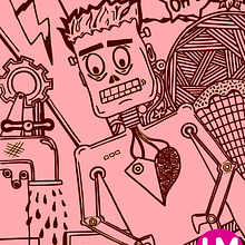RF. Traditional illustration project by Liliana Mendez - 02.10.2014