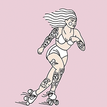 Girls On Wheels. Traditional illustration project by Grace García - 09.11.2013