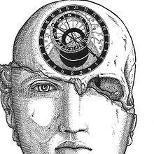 Internal Clock - Artwork. Traditional illustration, Music, and Packaging project by Ana Marín - 02.11.2014