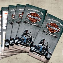 Tríptico Harley Davidson. Design project by LeBranders Global Design Solutions - 02.12.2014