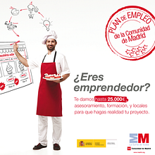 Campaña "Redibuja tu futuro" Comunidad de Madrid. Art Direction, Graphic Design, and Advertising project by Juan Manuel Durán - 02.12.2014