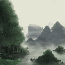 Digital paintinga. Land scape.. Un projet de Beaux Arts, Illustration traditionnelle, Pa, sagisme , et Peinture de Jesús Romero García - 15.02.2014