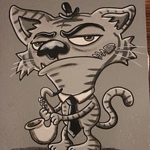 Gato Jazz collection ( pintura) Ein Projekt aus dem Bereich Bildende Künste von Laure ilustraciones - 16.02.2014