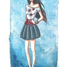 ilustracion de Moda Ein Projekt aus dem Bereich Design von Garderoben und Traditionelle Illustration von Laure ilustraciones - 16.02.2014