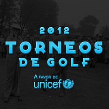 carteles Torneos a favor de Unicef 2012. Art Direction, Graphic Design, and Advertising project by Iban Vaquero - 05.07.2012