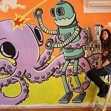 Pintura mural Ein Projekt aus dem Bereich Innendesign und Malerei von Laure ilustraciones - 16.02.2014