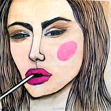 Retratos Girls. Een project van  Beeldende kunst y Traditionele illustratie van HAIZEA SAYAR - 17.02.2014