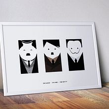 THE GOOD · THE BAD · THE NUTTY. Un proyecto de Diseño de personajes, Diseño gráfico e Ilustración tradicional de A. Badr - 17.02.2014