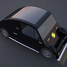 Voiture Minimum (2007). Un projet de 3D, Architecture, Design , Design automobile, Conception de produits, Design graphique, Design industriel , et Photographie de Carlos Pérez - 18.02.2007