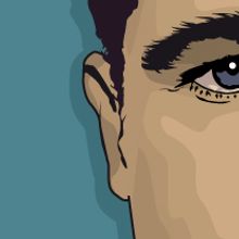 Brad Pitt Vector. Graphic Design, and Traditional illustration project by Zara Castellanos - 02.18.2014
