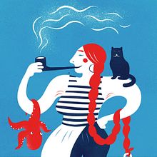 Dona Capitona. Traditional illustration project by Stiliana Mitzeva - 02.19.2014