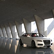 3D audi  A5. 3D, Design, and Automotive Design project by Joaquin Lamarca Oliveira - 09.09.2012