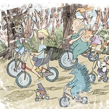 Riding in the forest. Un proyecto de Ilustración tradicional de Antonio Rosauro - 20.02.2014