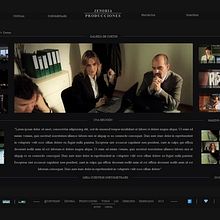 Proyecto Producciones Zenobia. Un progetto di Web design di Álvaro Alcibi Baquero - 01.08.2015
