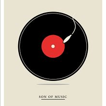 Son of music. Traditional illustration, Music, and Screen Printing project by Sr Bermudez - 02.23.2014