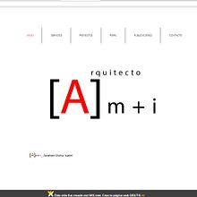 Diseño de la  web del estudio . . Architecture project by Abraham Muñoz - 02.24.2014