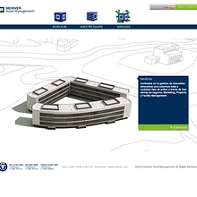 Neinver Asset Management. Un progetto di 3D, Animazione, Br, ing, Br, identit, Programmazione, Web development, Graphic design, Design interattivo, Web design, Informatica, Marketing, Multimedia, Pubblicità e UX / UI di Fernando Morales Roselló - 24.02.2014