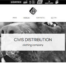 Civis Distribution. Un progetto di Br, ing, Br, identit, Programmazione, Web development, Design interattivo, Web design, Informatica, Marketing, Multimedia e Pubblicità di Fernando Morales Roselló - 24.02.2014