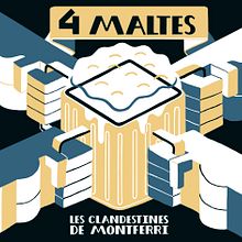 4 Maltes. Graphic Design, and Traditional illustration project by Sergi Solans - 01.28.2013
