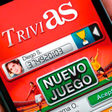 TriviAS. UX / UI project by Fourandgo Mobile - 02.25.2014