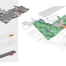 Edificio deportivo y vivero de empresas en el puerto de Barcelona. Architecture project by Germán Valle - 01.19.2014