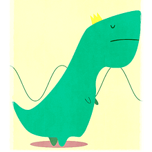 Animación Tiranosaurio Rex. Traditional illustration project by Sergio Casado González - 02.26.2014