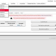 un lavado de cara a GLPI. Un proyecto de Diseño Web de alberto Ibáñez - 26.02.2014