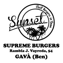 Carta-Menú Sunset Burger. Projekt z dziedziny Design użytkownika Boris Campanyà Llebaria - 26.02.2014