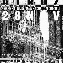 Atroz & Scratchnikov. Carteleria. Graphic Design project by León Gallardo - 03.02.2014