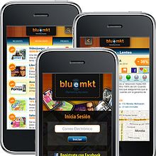 Diseño de Bluemkt App . % Ineshi tarafından hazırlanan Programlama, Etkileşimli Tasarım, Ve UX / UI projesi - 03.02.2014