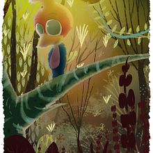 El pájaro loco. Een project van Animatie, Film, video en televisie, Ontwerp van personages, Redactioneel ontwerp y Traditionele illustratie van David Pavón Benítez - 02.03.2014