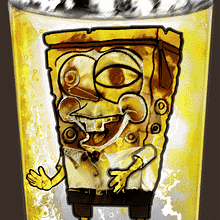 Bob el esponja. Een project van Traditionele illustratie y Animatie van Samuel Calzado Cabello - 03.03.2014