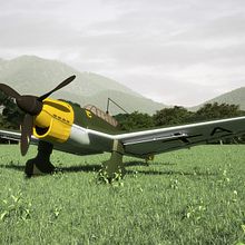 Stuka Lowpoly. 3D project by Santi Fabra - 02.03.2014