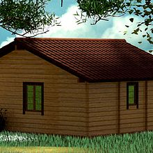 Bungalows. 3D, and Architecture project by Raúl Ruiz Sánchez - 03.04.2014