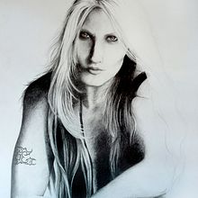 Retrato Doro Pesch . % @Alyishkillme tarafından hazırlanan Güzel sanatlar projesi - 03.04.2014