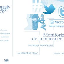 Estudio de monitorización marca #RedesSociales. Marketing, and Advertising project by Elena Doménech - 03.06.2014