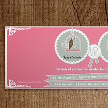 Invitaciones de Boda. Art Direction, Design, and Graphic Design project by Álvaro Palmero Romero - 03.06.2014