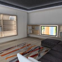 Biblioteca Alella | Infografia 3D Ein Projekt aus dem Bereich 3D, Animation, Architektur, Innenarchitektur, Design, Beleuchtungsdesign, Innendesign, Möbeldesign und - bau, Multimedia und Werbung von 17300 - 06.03.2014