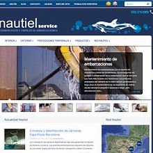 Web corporativa NAUTIEL Services. Web Development, and Web Design project by Chelo Fernández Díaz - 07.14.2013