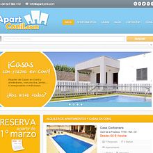Web de alquiler vacacional,  APARTAMENTOS CONIL. Web Development, Art Direction, Graphic Design, Web Design, Design Management, Traditional illustration, Marketing, and Advertising project by Chelo Fernández Díaz - 11.16.2014