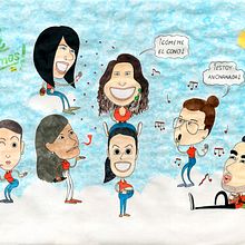 Un regalo para Laura. Un proyecto de Ilustración tradicional y Pintura de Pitu Pitarch - 09.03.2014